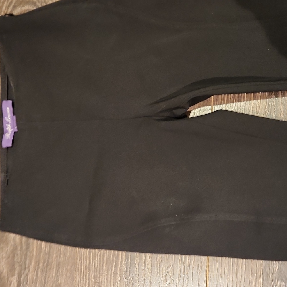 ❤️ RALPH LAUREN PURPLE LABEL PONTE MID RISE BLACK SKINNY LEGGING PANTS, 4 (27) - Picture 7 of 16
